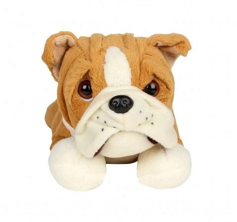 Cuddles Sleeping Bulldog 40 Cms Plush Toy for New Born Kids age 0M+