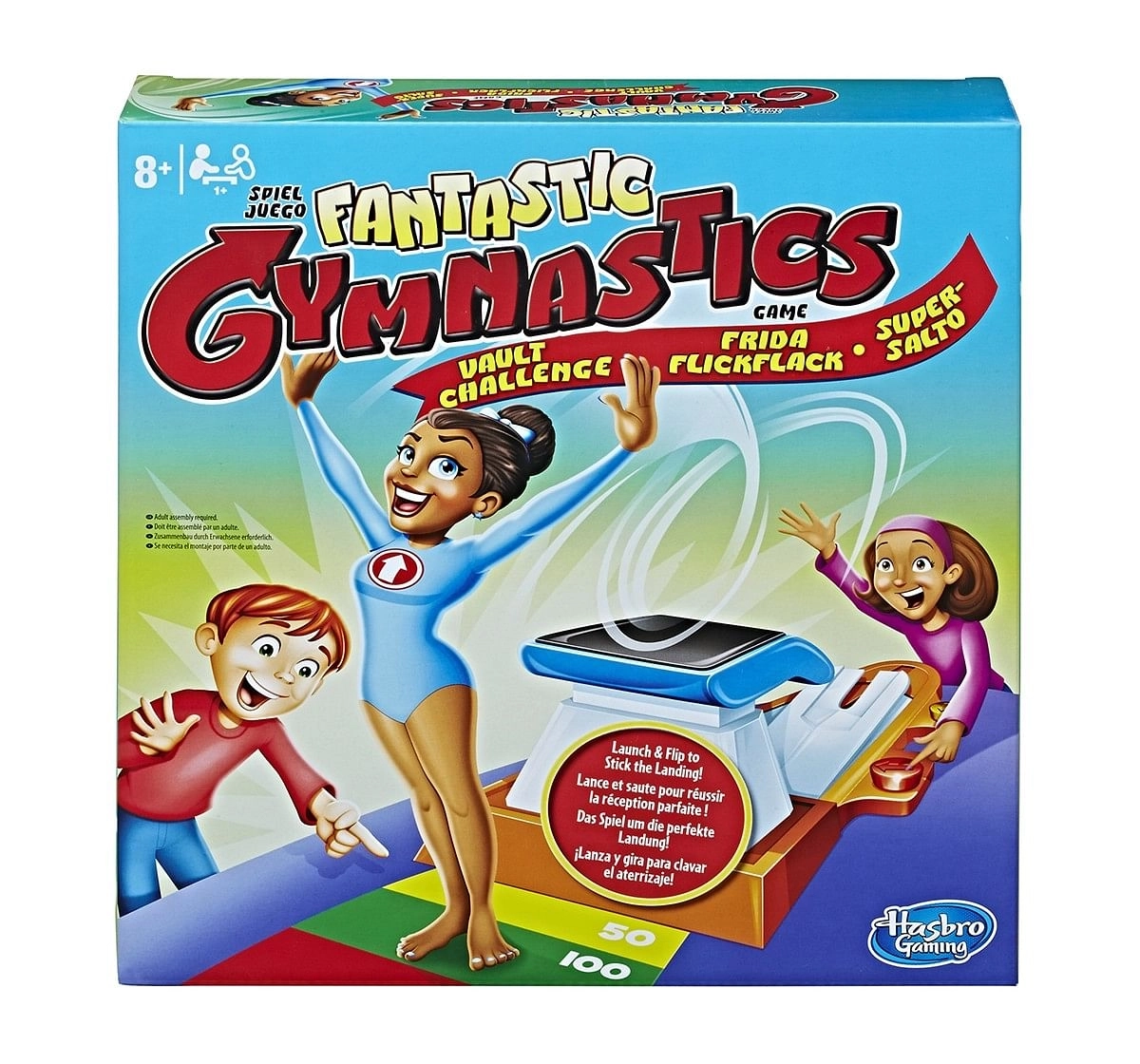 Hasbro Fantastic Gymnastics Vault Challenge Game Games for Kids age 8Y+ 