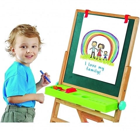 Giggles My First New Easel - Brown Activity Table & Boards for Kids age 3Y+ (Brown)