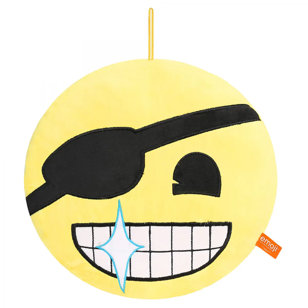 Emoji Eye Patch Face Plush Cushion, 3Y+