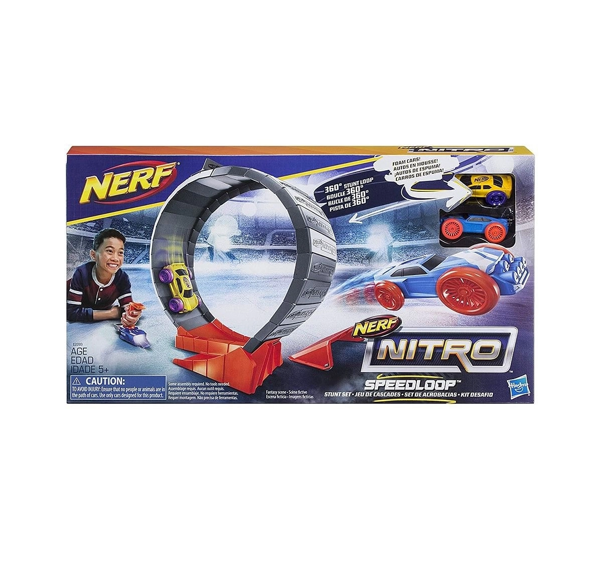 Nerf Nitro Speedloop Stunt Set for Kids age 5y+