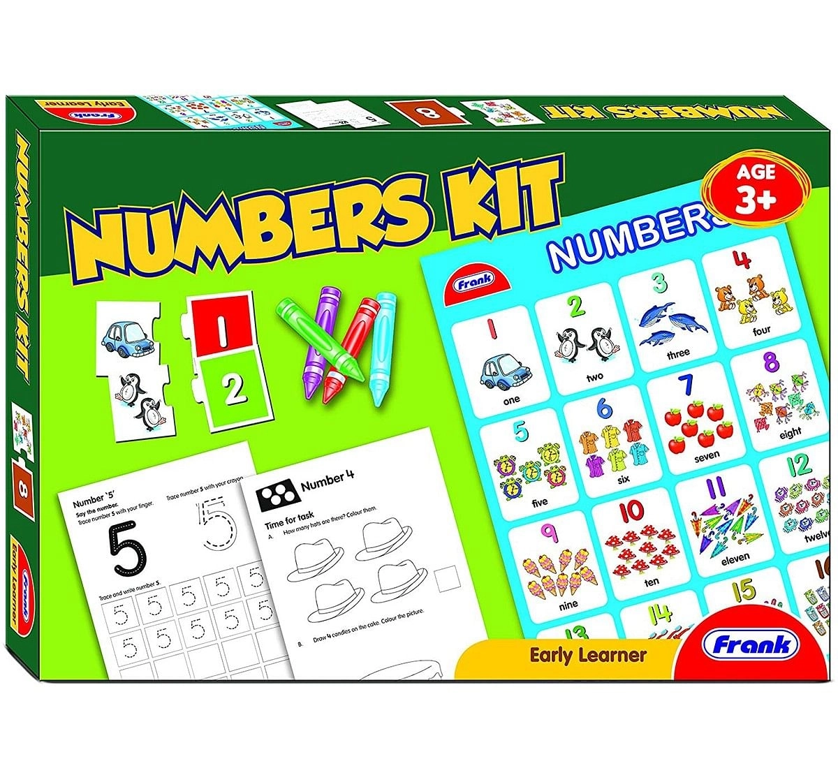 Frank  Numbers Kit  Puzzle for Kids age 3Y+ 