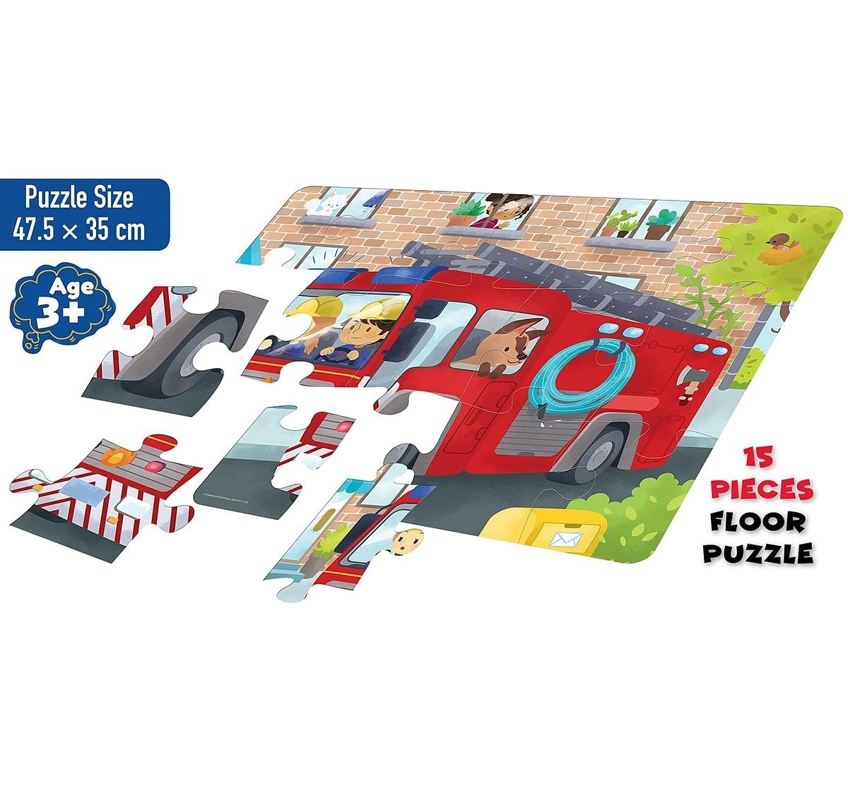 Frank Fire Engine Floor Puzzle for Kids age 3Y+ 