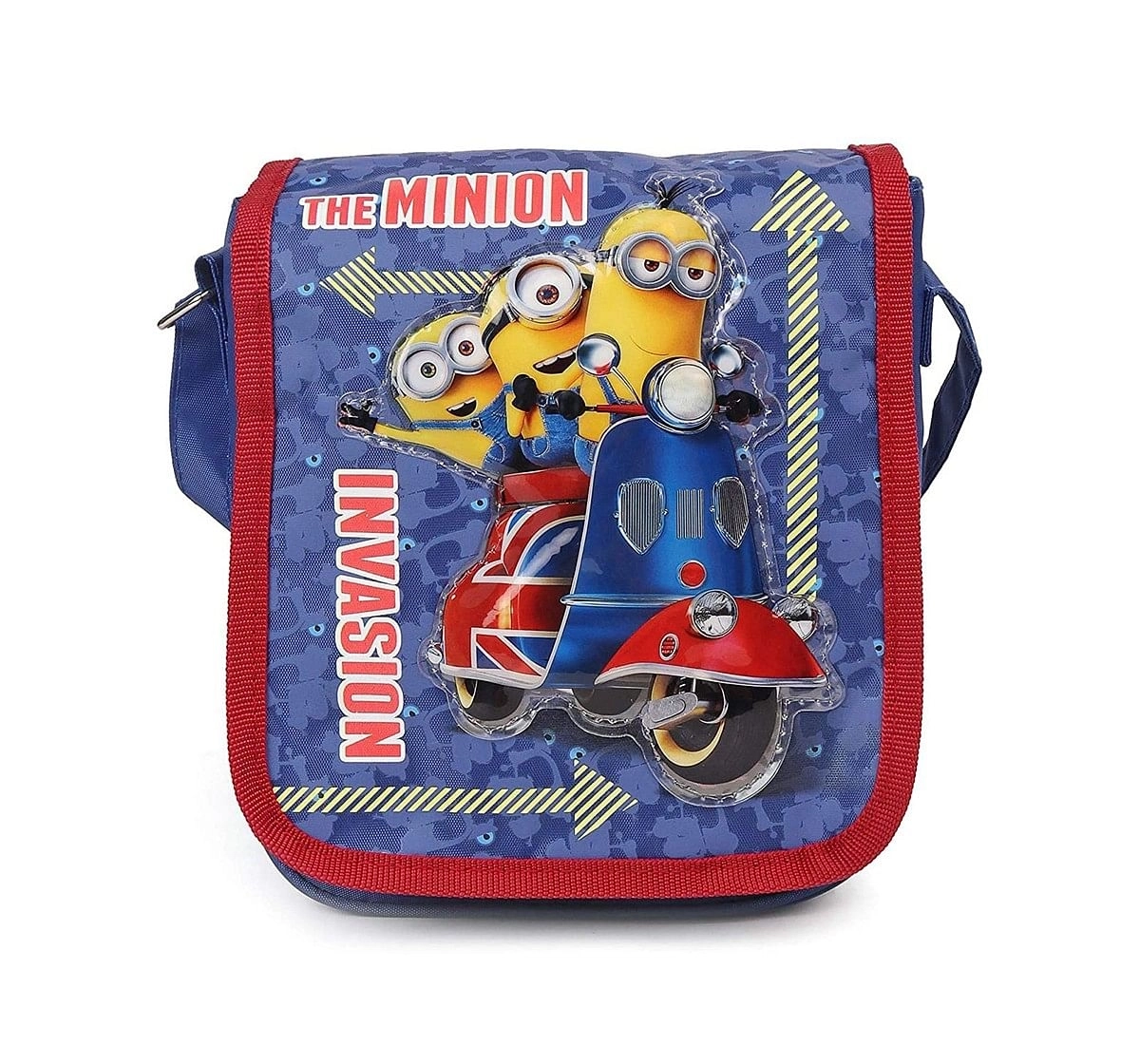 Minion Invasion Blue Sling Bag for Kids age 3Y+ 
