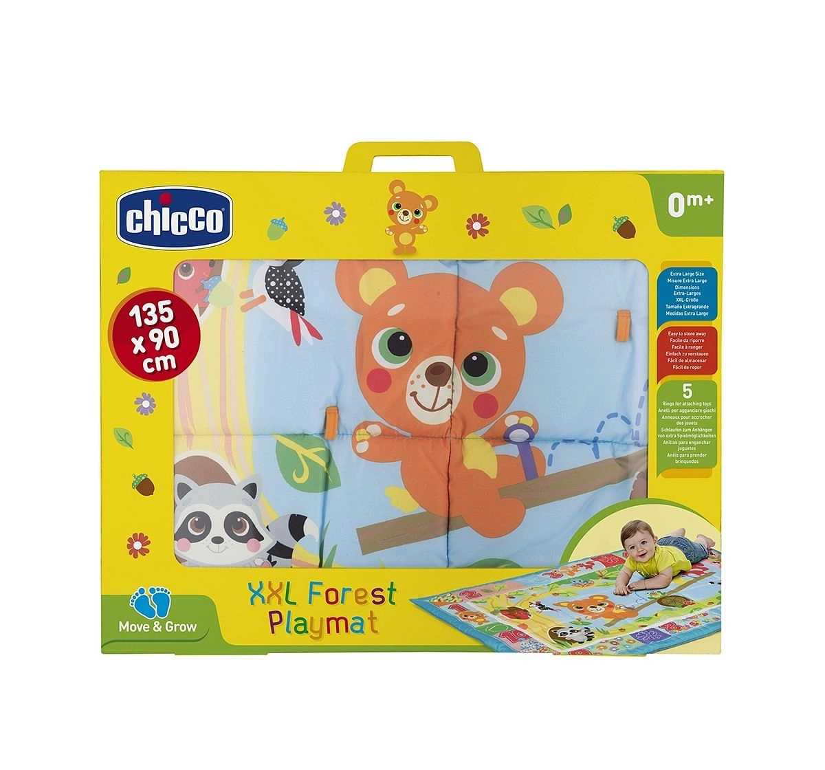 Chicco XXL Forest Move & Grow Playmat for New Born Kids age 0M+ 