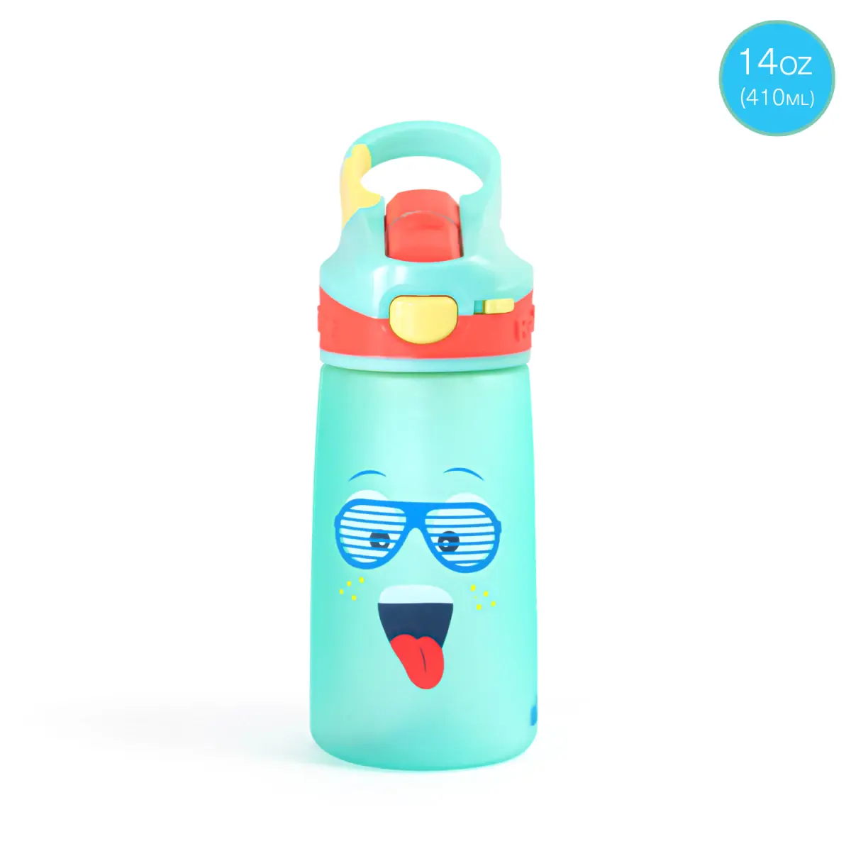 Rabitat Snap Lock Sipper Bottle Spunky 410 ml For Kids of Age 3Y+, Multicolour