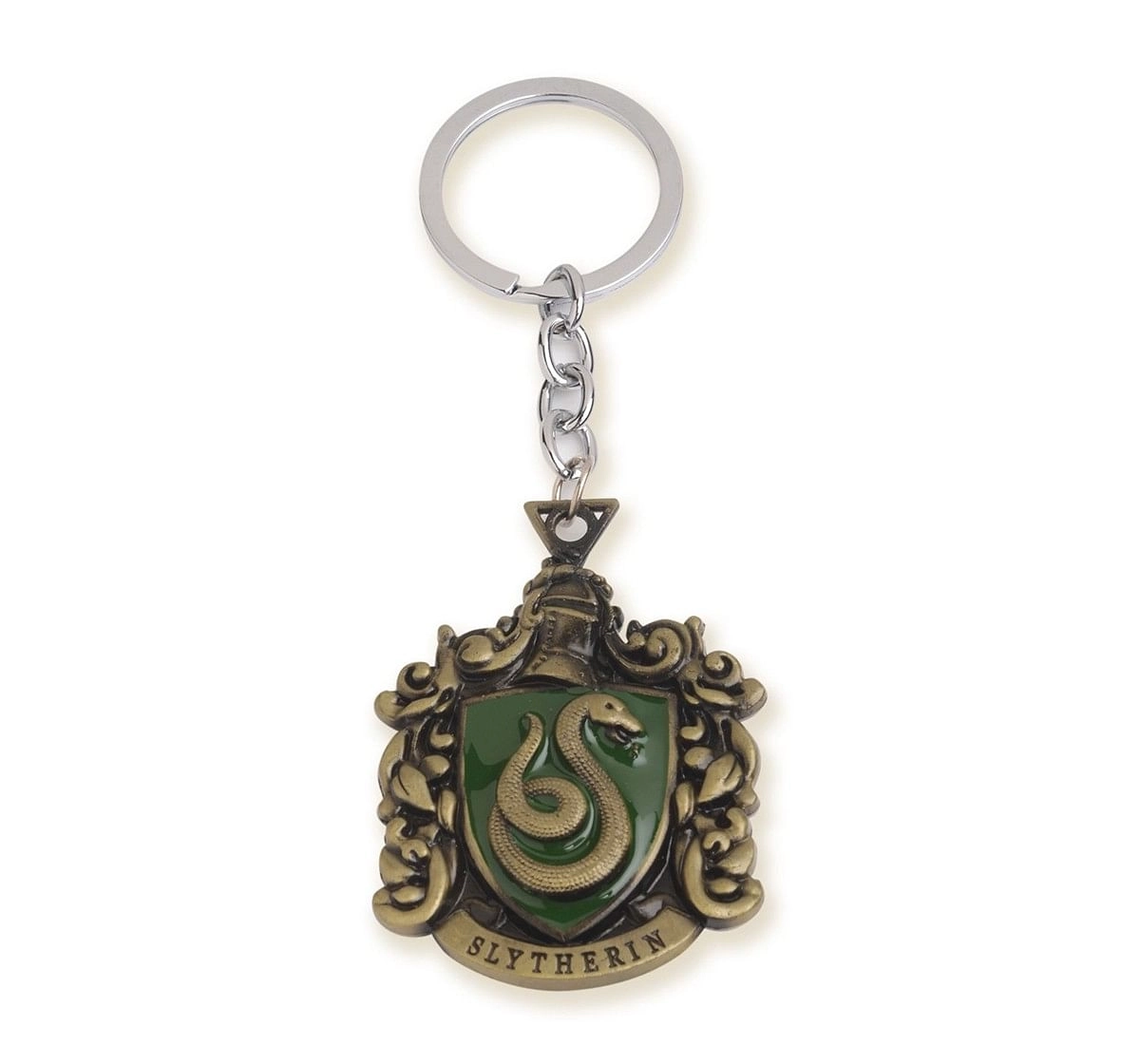 Efg Harry Potter Big Slytherin Keychain for Kids age 3Y+ (Antique Gold)