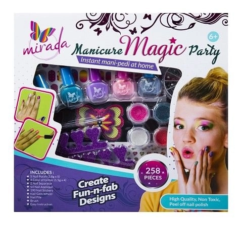 Mirada Manicure Magic Party DIY Art & Craft Kits for Kids age 5Y+ 