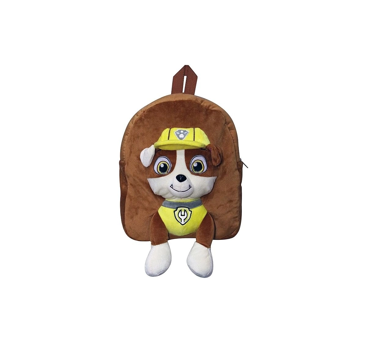 Paw Patrol Toy On Bag  Rubble Plush Accessories for Kids age 12M+ - 30.48 Cm 