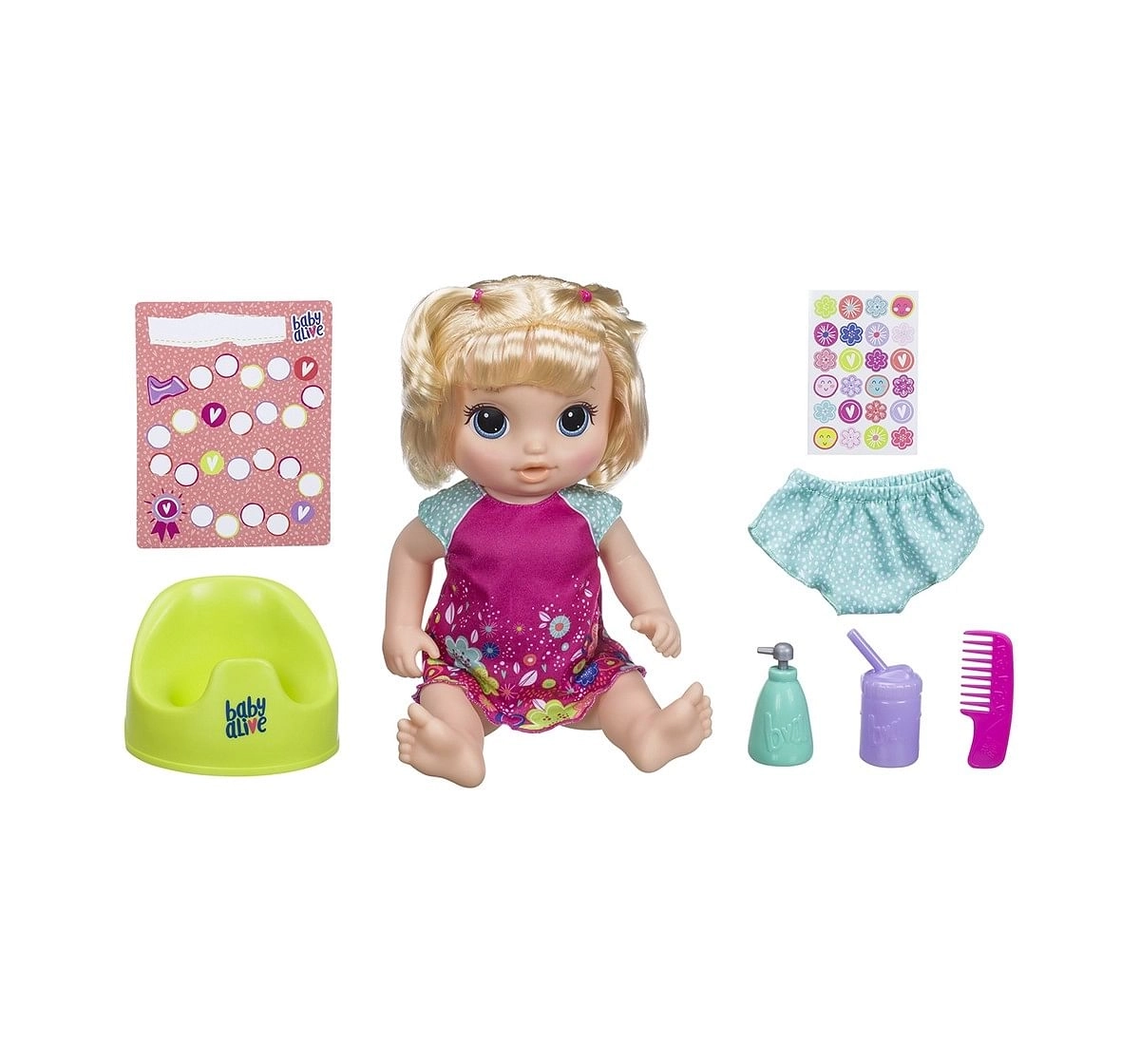 Baby Alive Potty Dance Baby (Blonde Straight Hair)  Dolls & Accessories for age 3Y+ 