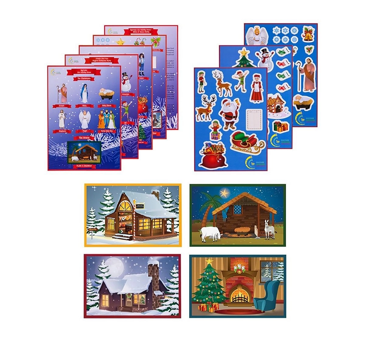 Culture Carousel - Elements Of Christmas Magnetic Kit Puzzle for Kids age 3Y+ 