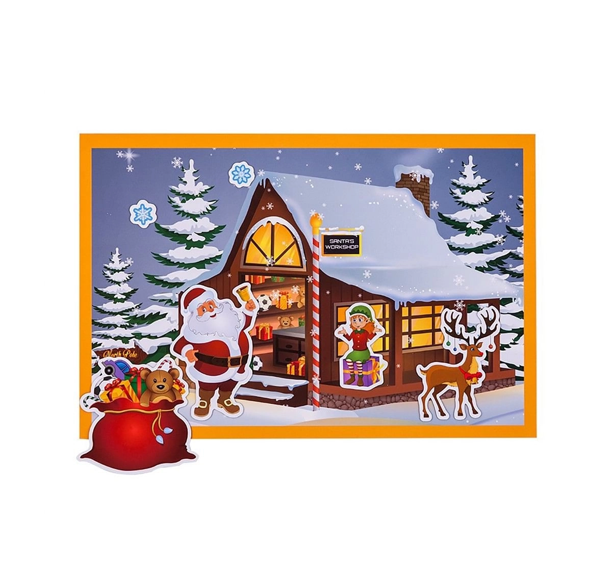 Culture Carousel - Elements Of Christmas Magnetic Kit Puzzle for Kids age 3Y+ 