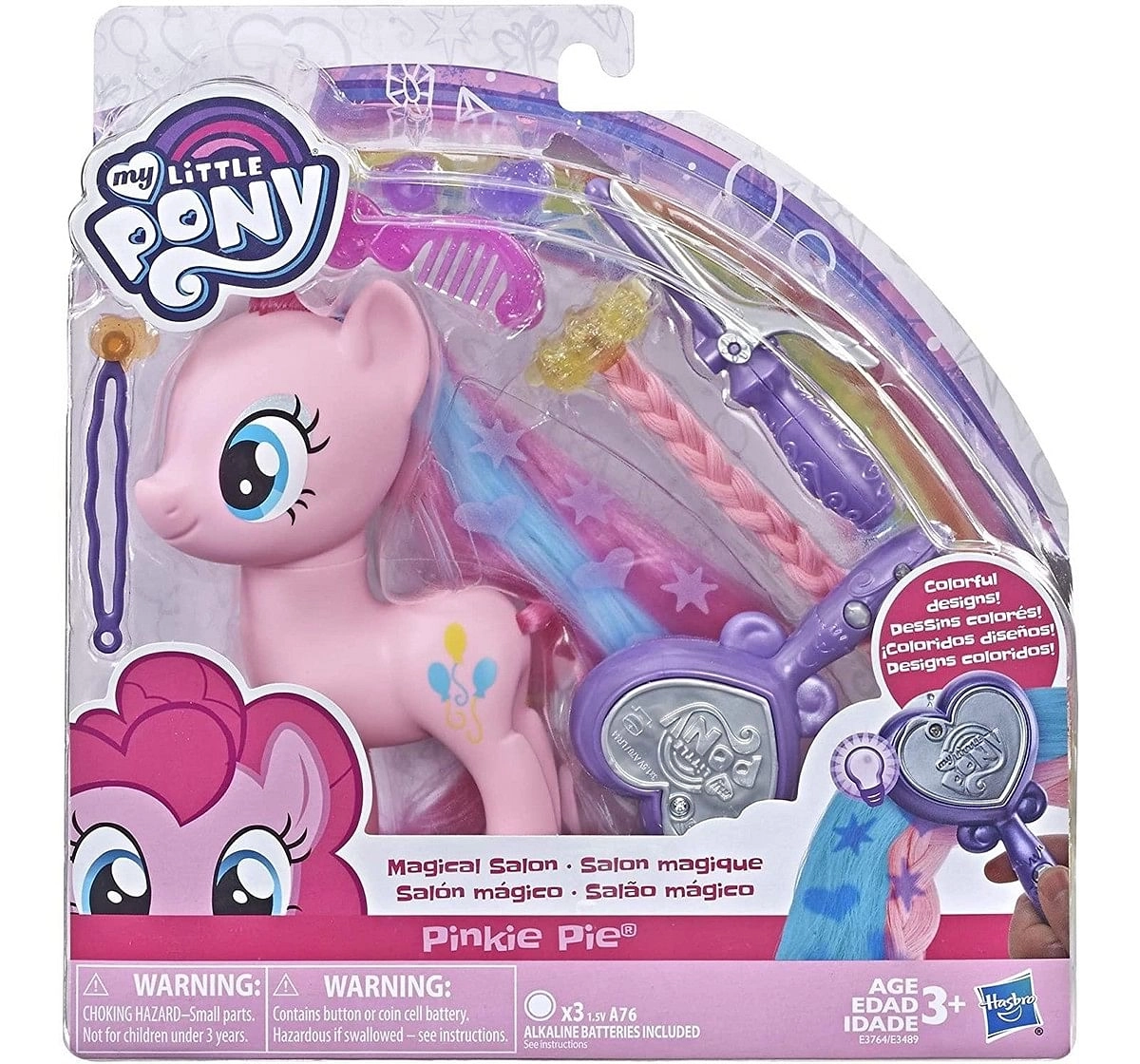 My Little Pony Toy Magical Salon Hair-Styling Fashion Pony With Accessories Assorted Collectible for Girls age 3Y+ 