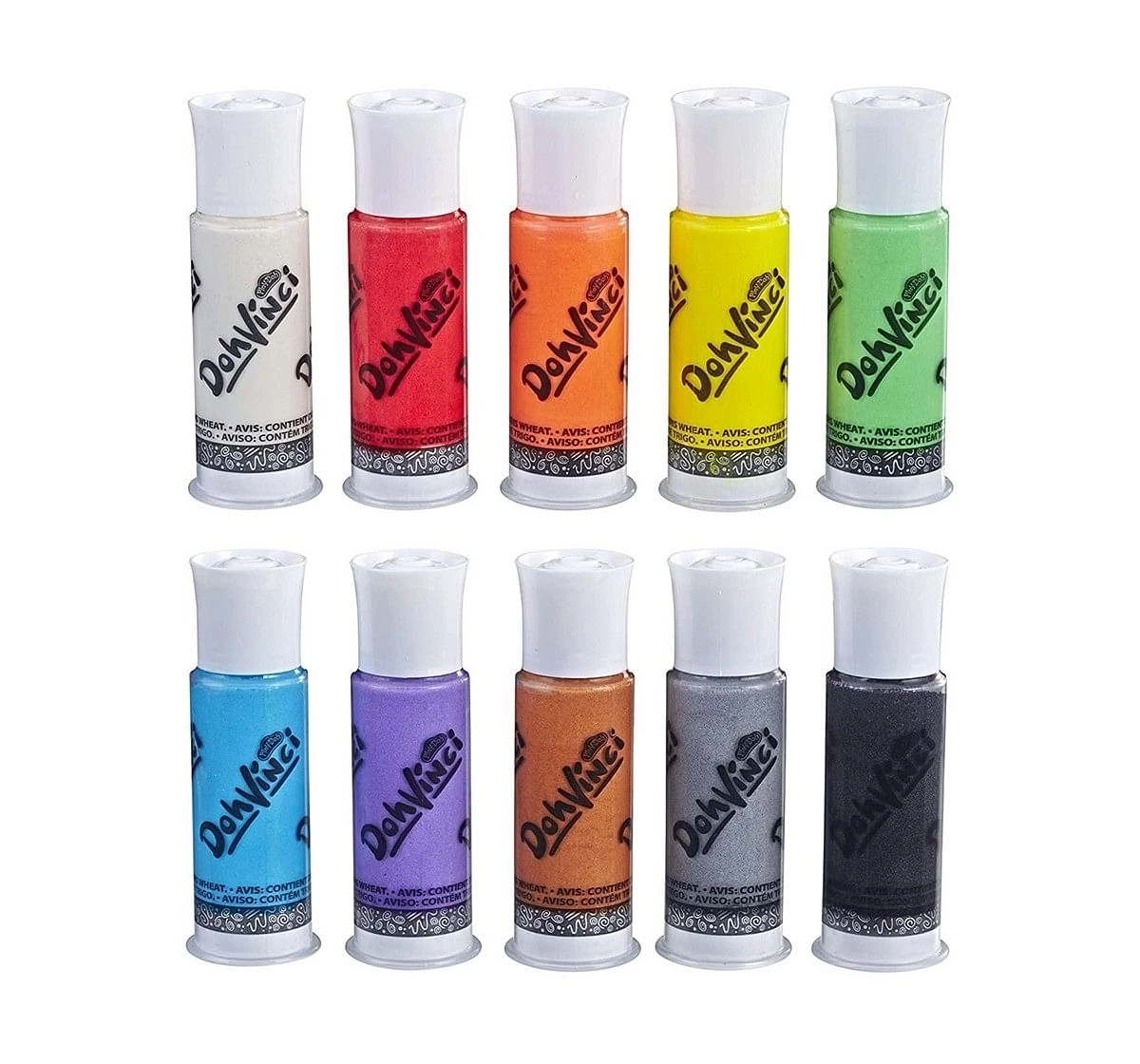 Play- Dohvinci Basic 10-Pack Of Colors By Play-Doh Brand Assorted Clay & Dough for Kids age 3Y+ 