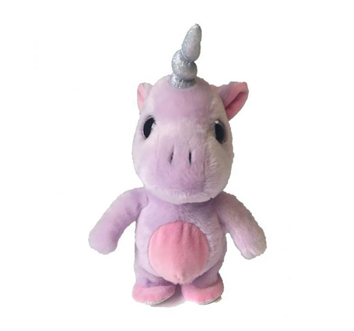 Hamleys Walking And Talking Unicorn-Teal Interactive Soft Toys for Kids age 18M + - 10 Cm (White)