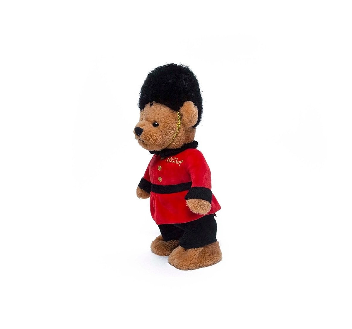 Hamleys Movers And Shakers Marching Bear, Red Interactive Soft Toys for Kids age 3Y+ - 18 Cm (Red)