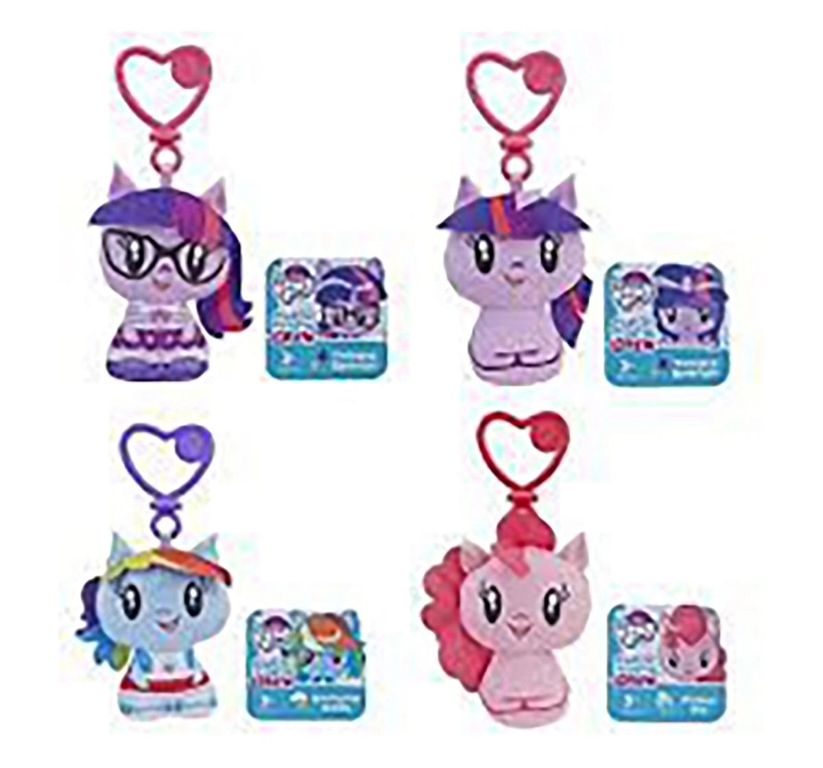 My Little Pony : Cutie Mark Crew Plush Clip Assorted Collectible Dolls for Girls age 3Y+ 