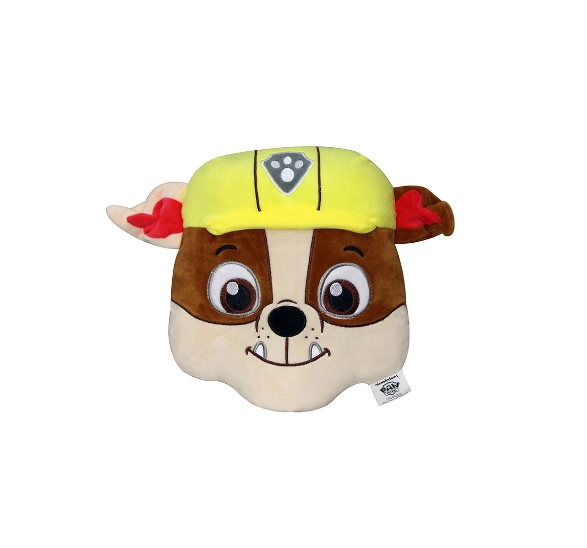 Paw Patrol Face Playtoy Rubble Plush Accessories for Kids age 12M+ - 30.48 Cm 