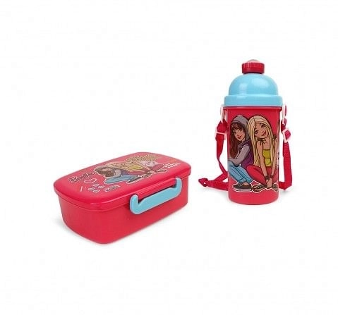 Barbie Combo Pack Of Lunch Box & Water Bottle for Kids age 3Y+ 