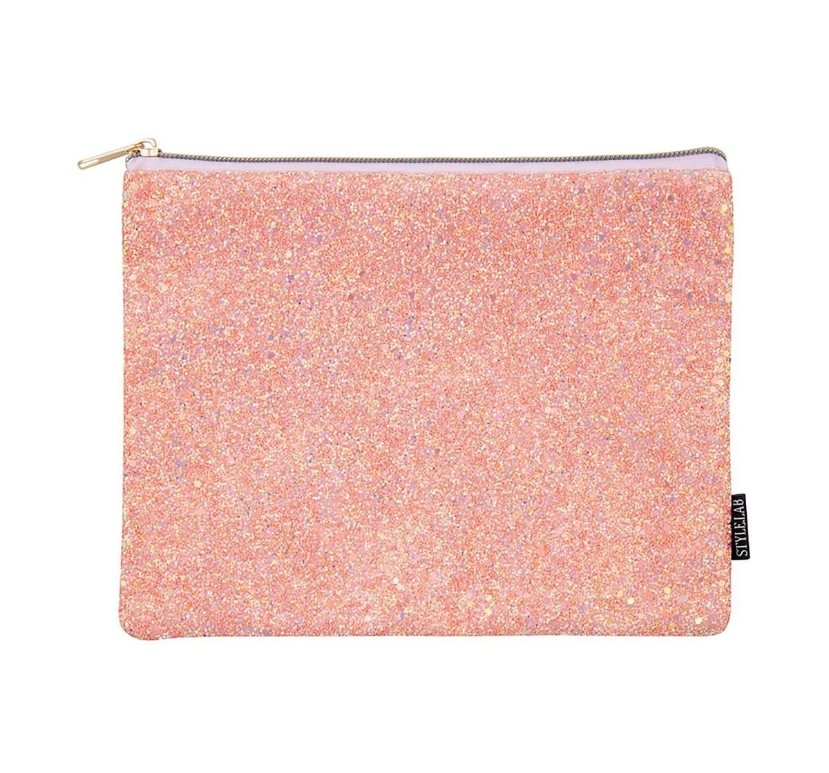Fashion Angels S.Lab Chunky Glitter Pouch-Coral Pencil Pouches & Boxes for age 6Y+ 
