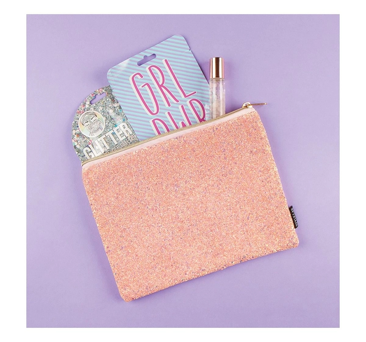 Fashion Angels S.Lab Chunky Glitter Pouch-Coral Pencil Pouches & Boxes for age 6Y+ 