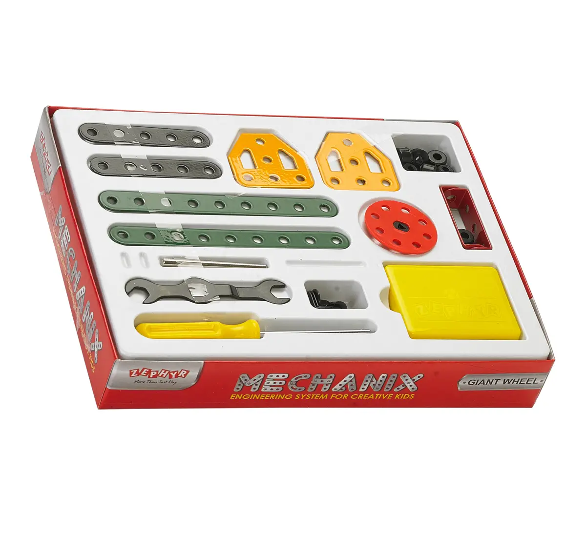 Mechanix Beginner Giant Wheel, Diy Stem And Education Metal Construction Set, For Boys & Girls, Multicolour, 7Y+