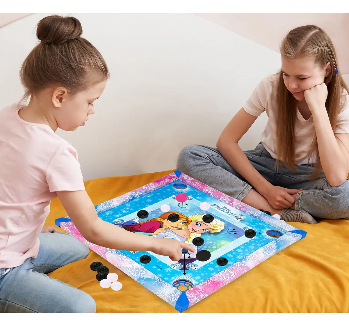 ITOYS 20X20 Frozen Carrom, Multicolour, 4Y+