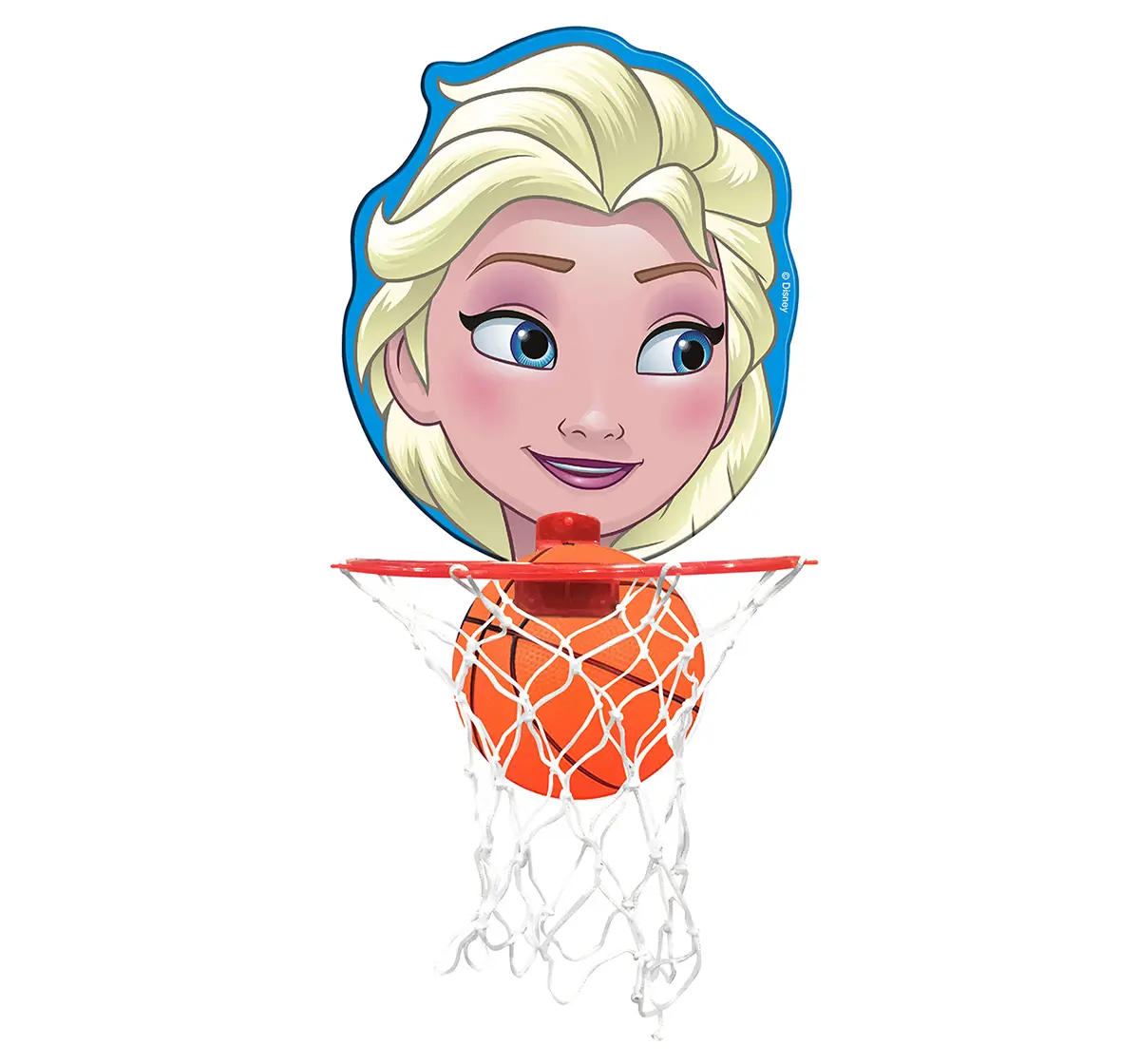 IToys Disney Frozen Face shape basket ball set for kids,  3Y+(Multicolour)
