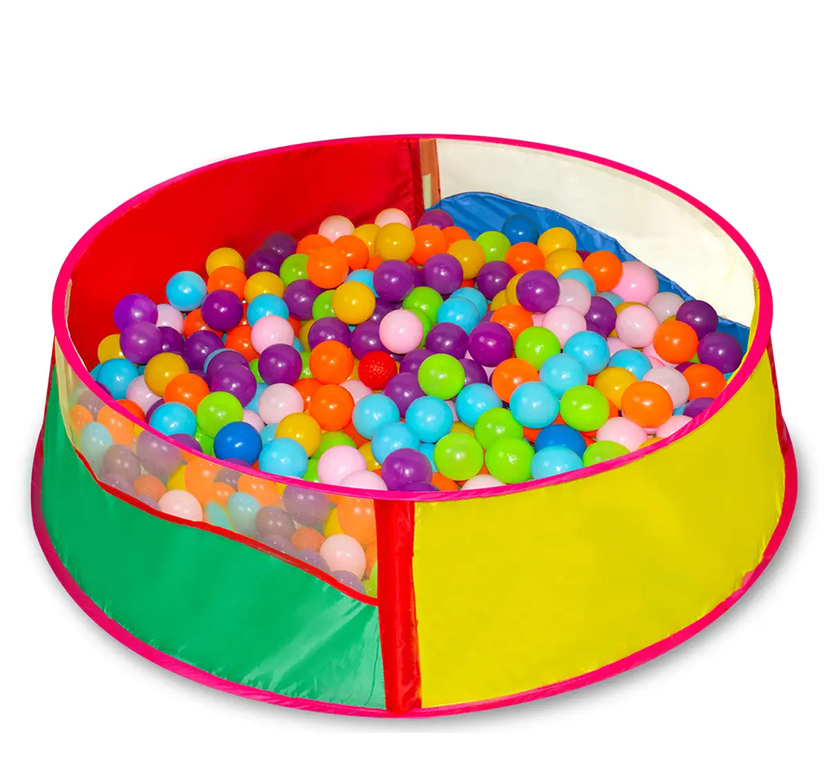 ITOYS Ball Pool with 64 Balls Round Tent, Multicolour, 2Y+