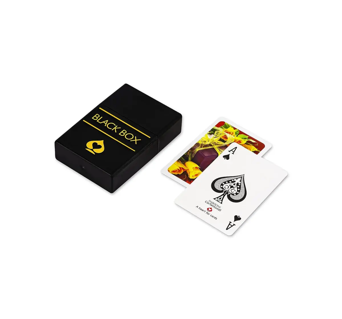 Parksons Black Box Premium Playing Cards With Case, 100% PVC, Multicolor, Pack Of 1, 14Y+