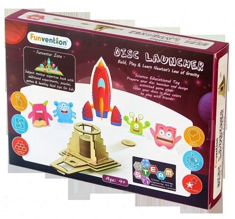 Funvention Disc Launcher Stem for Kids Age 5Y+