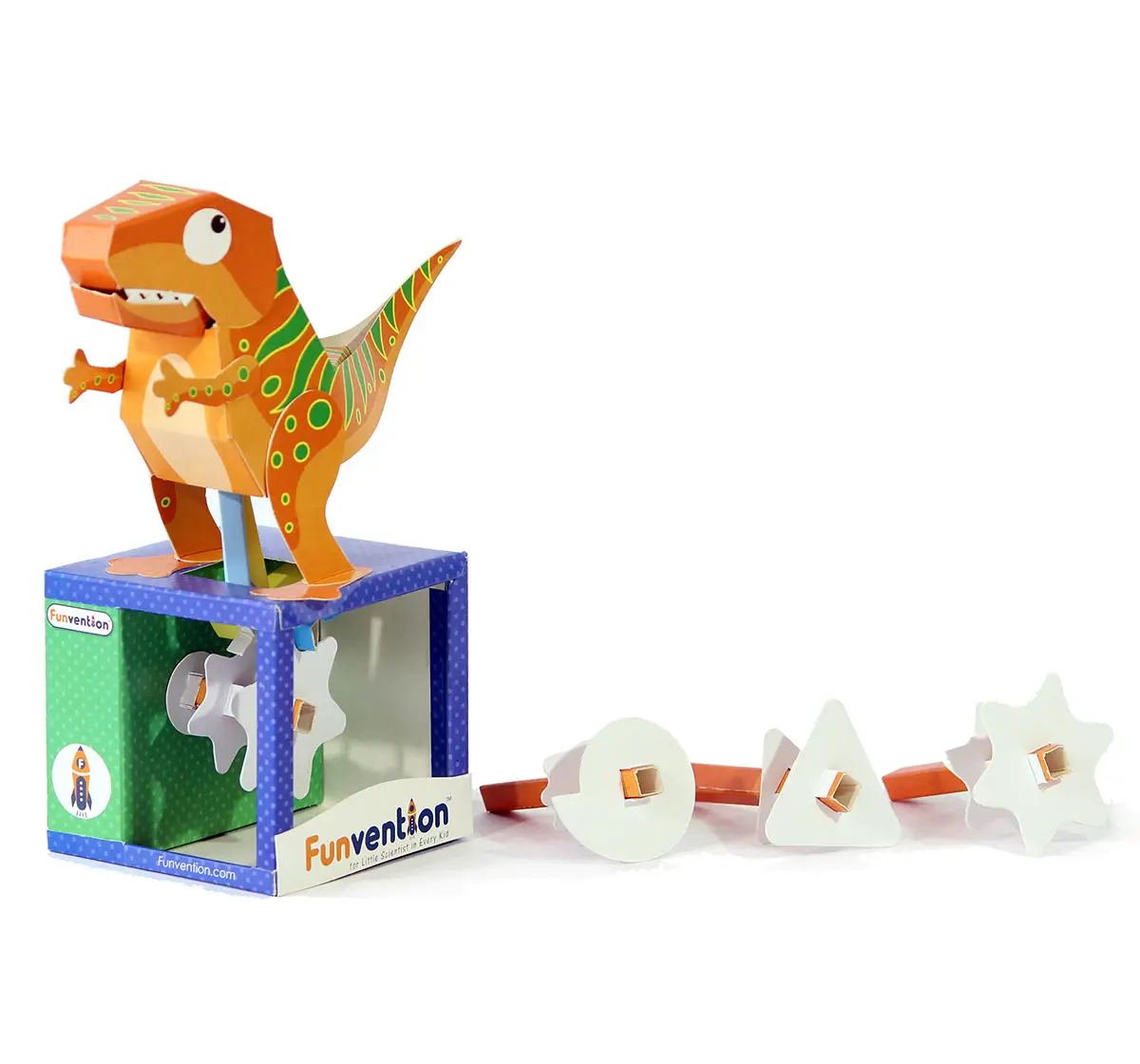 Funvention Paper T-Rex Automaton Stem for Kids Age 10Y+