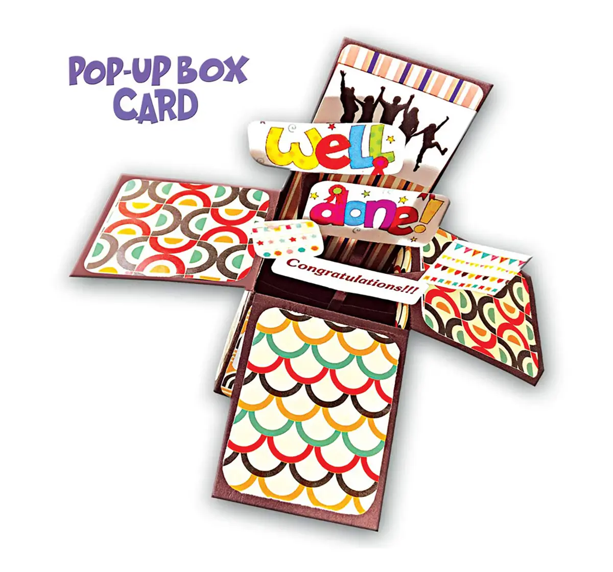 Toykraft Eye Popping Pop Up Cards DIY Art & Craft Kits for Kids age 7Y+ 