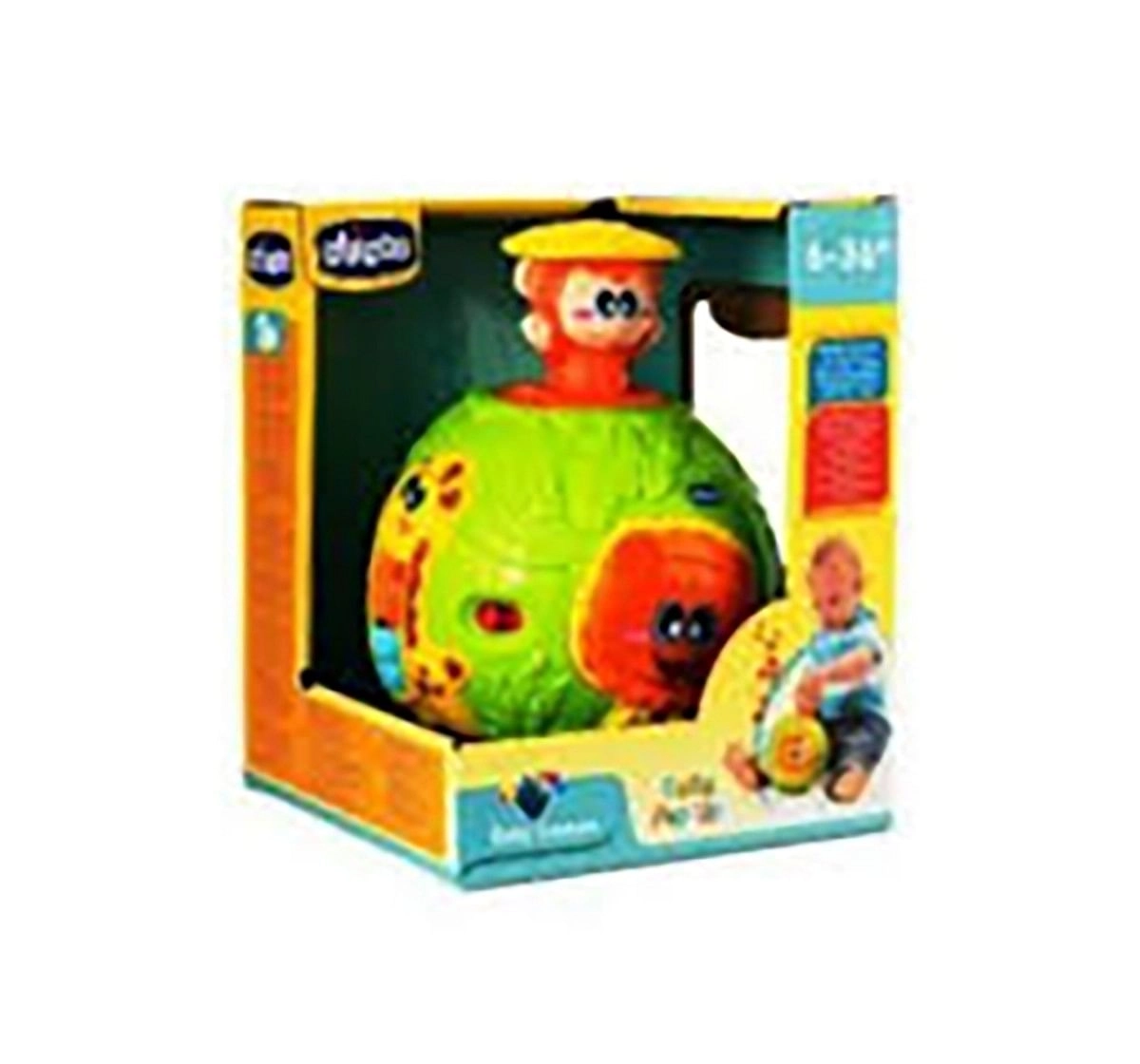 Chicco Palla Pop Up Activity Toy with Light & Sound for Kids age 6M+ 