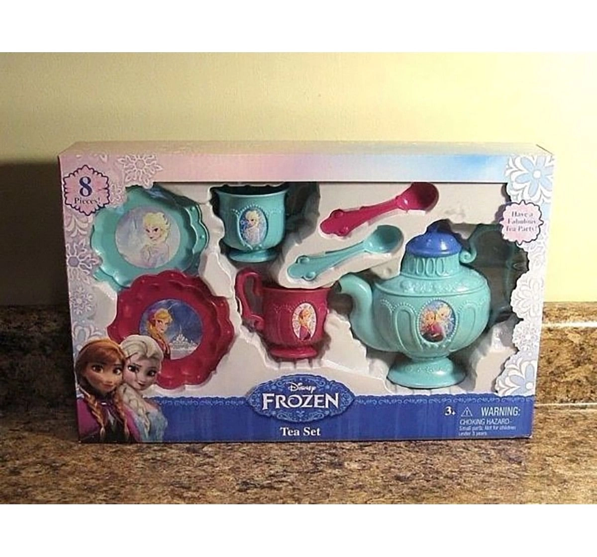 Disney Frozen Tea Set - 8Pcs Dolls & Accessories for age 8Y+ 