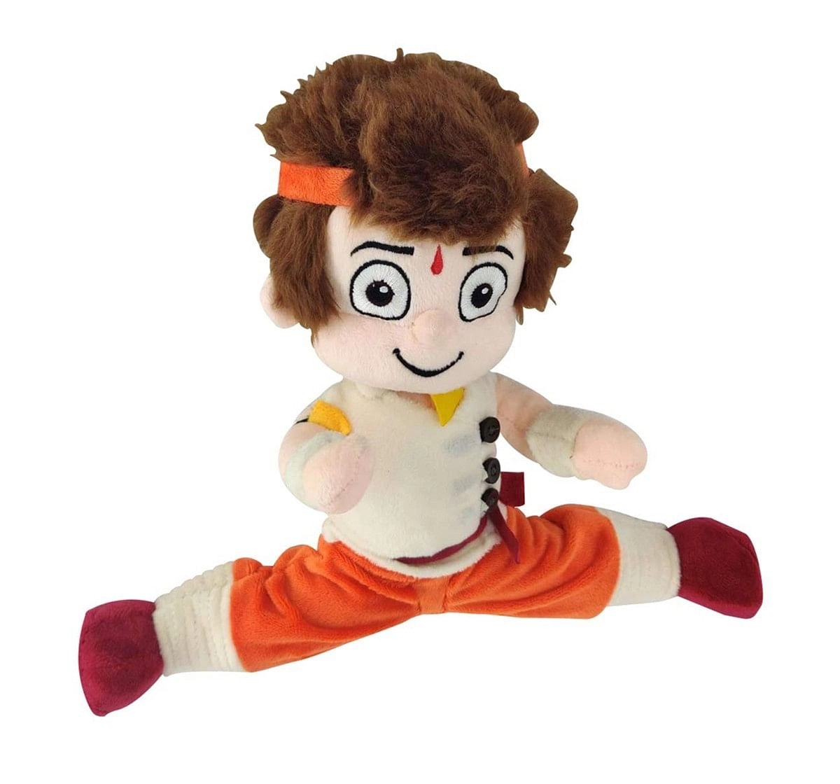 Chhota Bheem Kung Fu Bheem Action Plush Toy - 35Cm Character Soft Toys for Kids age 3Y+ - 35 Cm 