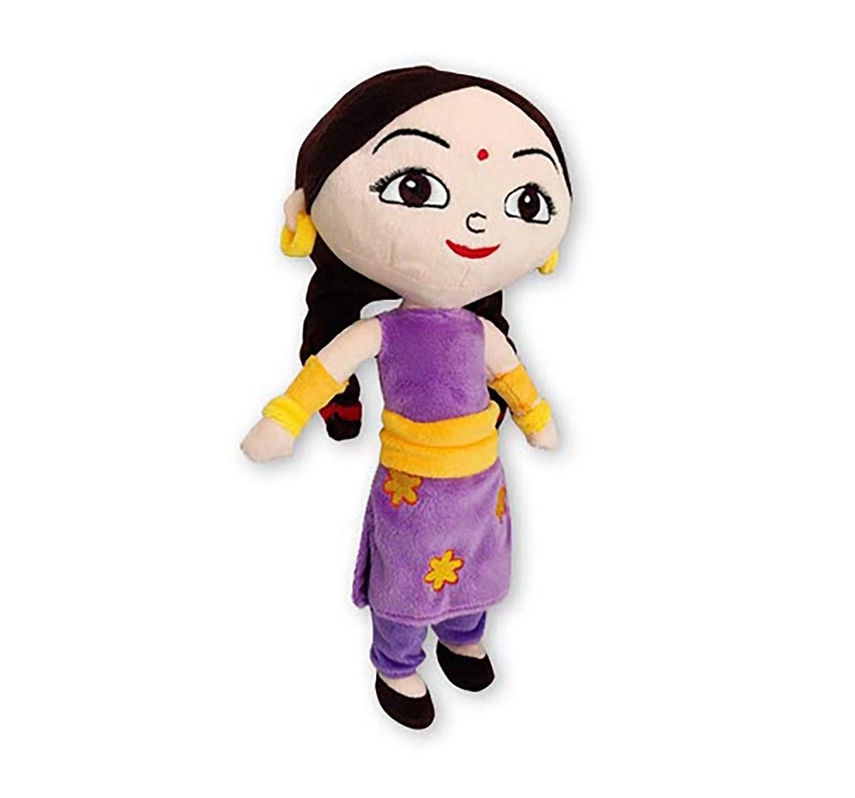 Chhota Bheem Kung Fu Chutki Action Plush Toy- 33Cm Character Soft Toys for Kids age 3Y+ - 33 Cm 