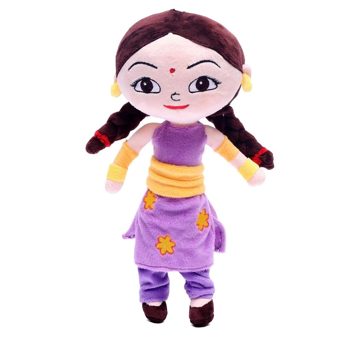 Chhota Bheem Kung Fu Dhamaka Chutki Plush Toy - 30Cm Character Soft Toys for Kids age 3Y+ - 30 Cm 