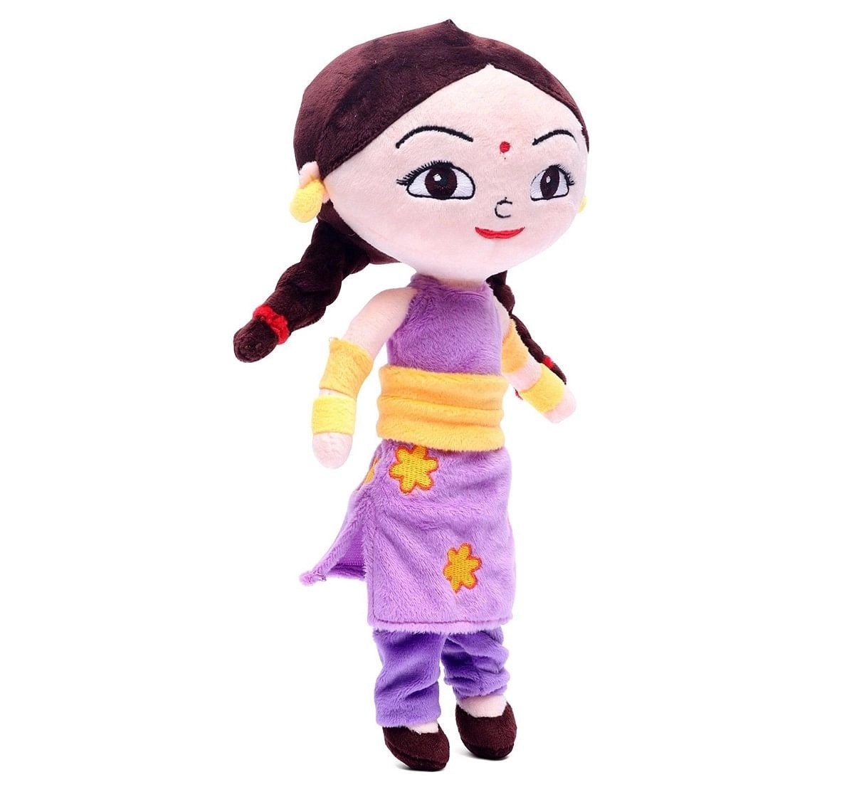 Chhota Bheem Kung Fu Dhamaka Chutki Plush Toy - 30Cm Character Soft Toys for Kids age 3Y+ - 30 Cm 