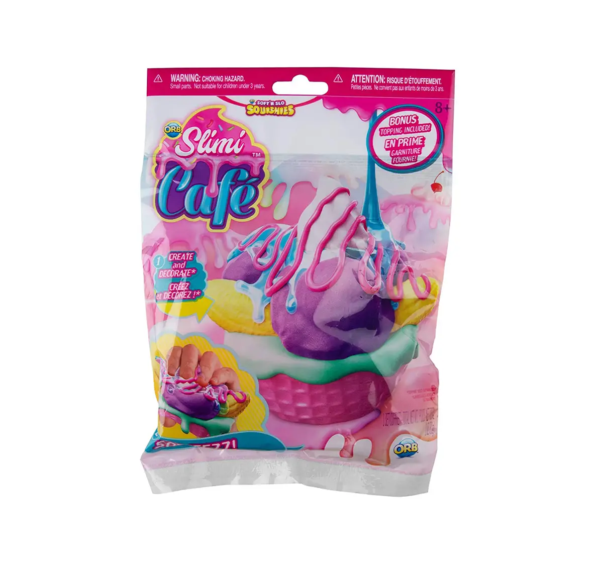 Slimi Cafe Orb  Squishies Assorted Sand, Slime & Others for Kids age 5Y+ 