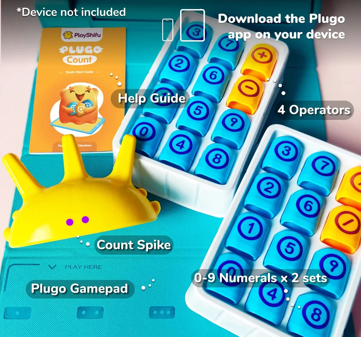Playshifu Shifu Plugo Count - Hands On Math Kit Games for Kids age 5Y+ 