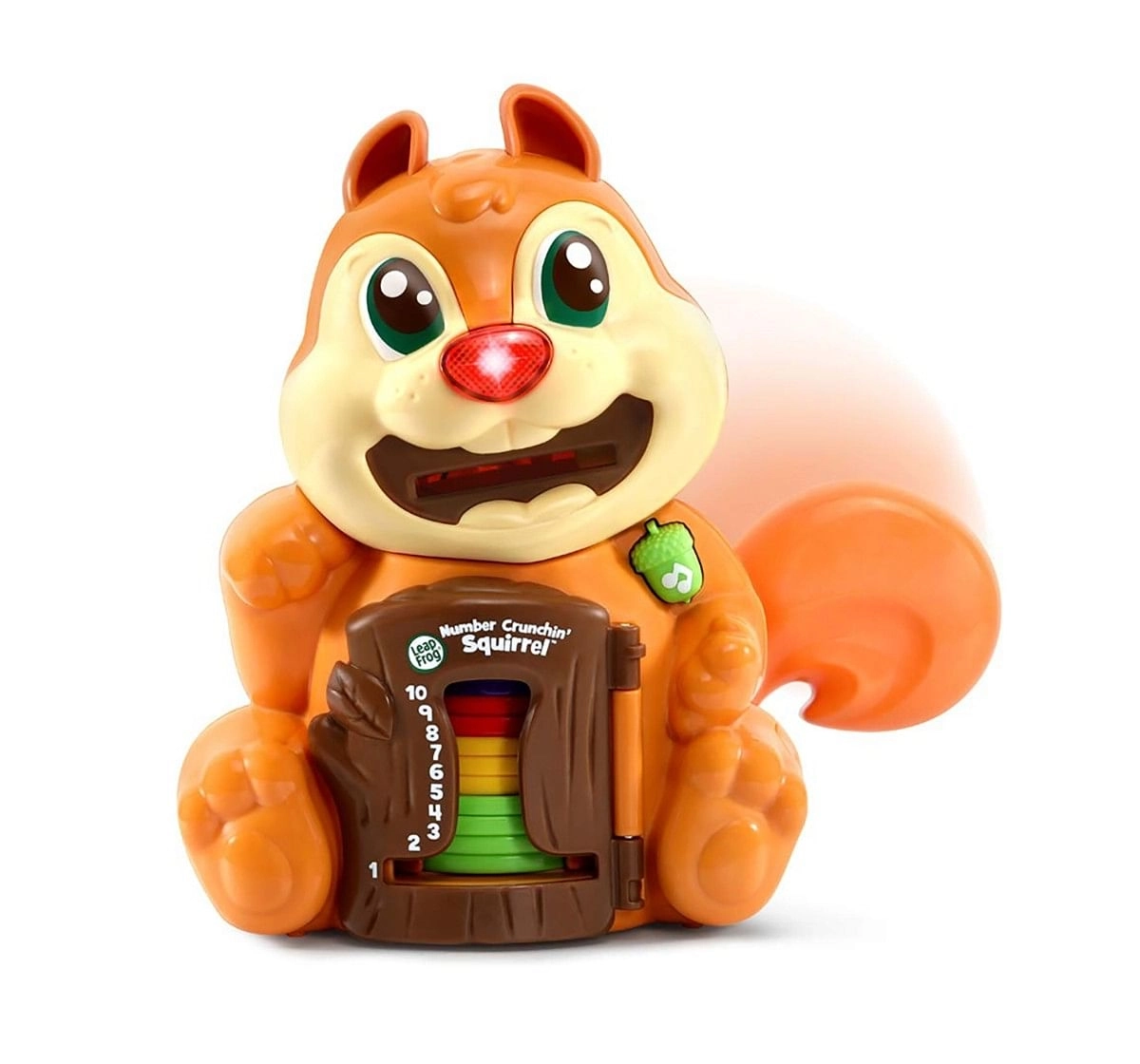 Leap Frog  Number Crunchin Squirrel Learning Toys for Kids age 2Y+ (Brown)