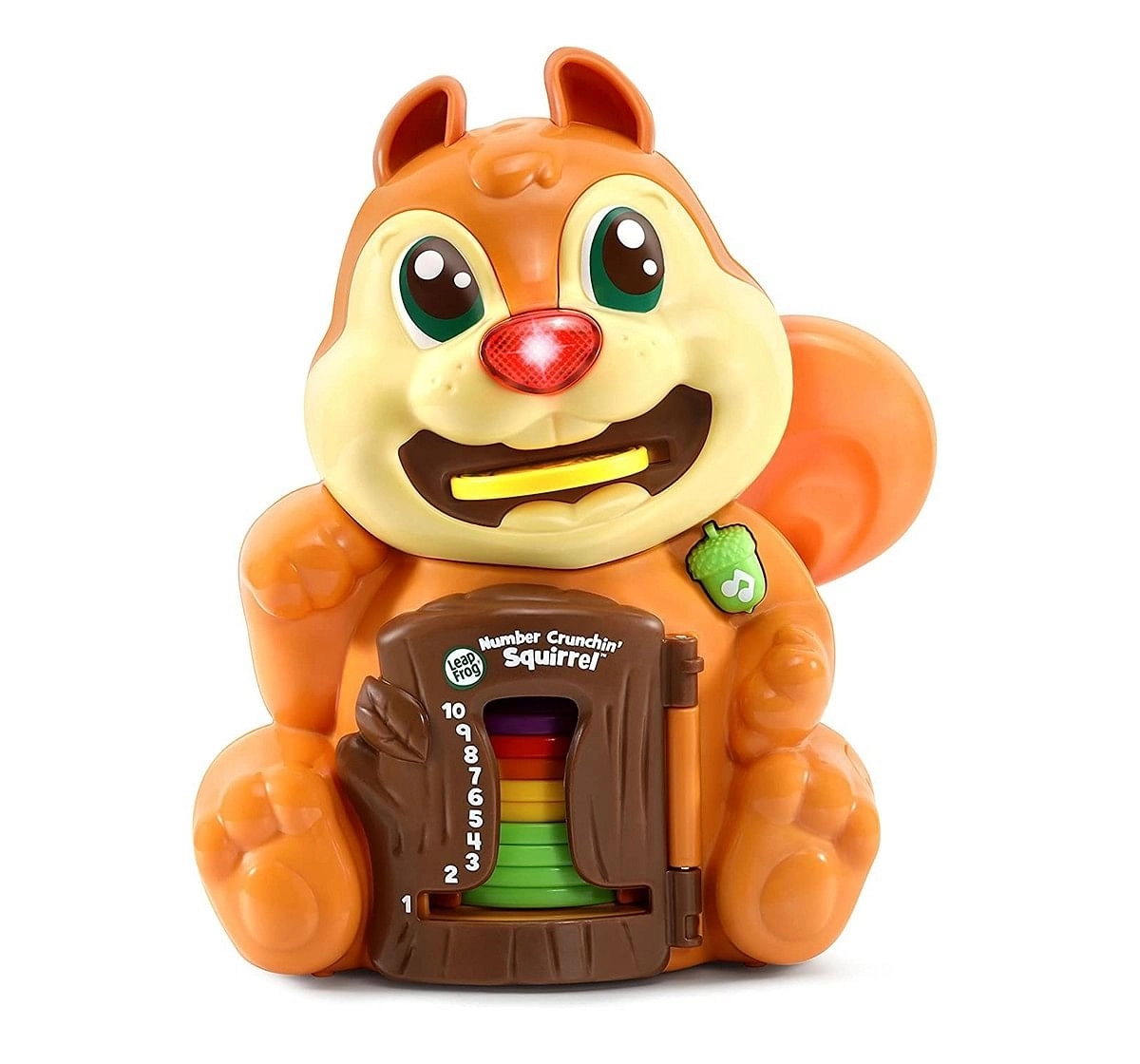 Leap Frog  Number Crunchin Squirrel Learning Toys for Kids age 2Y+ (Brown)