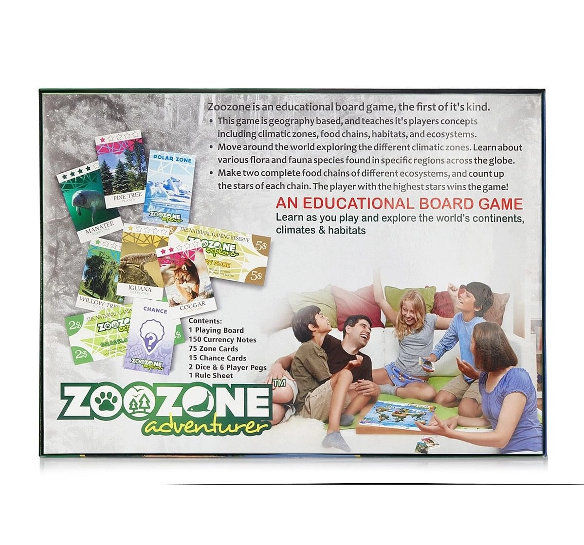 Borad Education ZOOZONE ADVENTURER Board Game for Kids age 10Y+ 