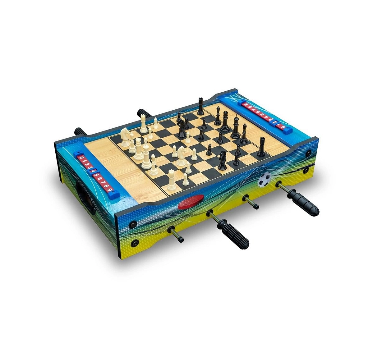 Carromco 51Cms 6-In-1 Table Game for Kids age 6Y+ 