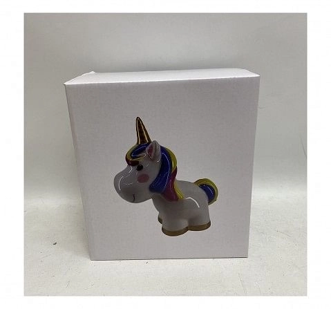 Karma Money Bank Unicorn Shape Novelty for Kids age 3Y+ (White)
