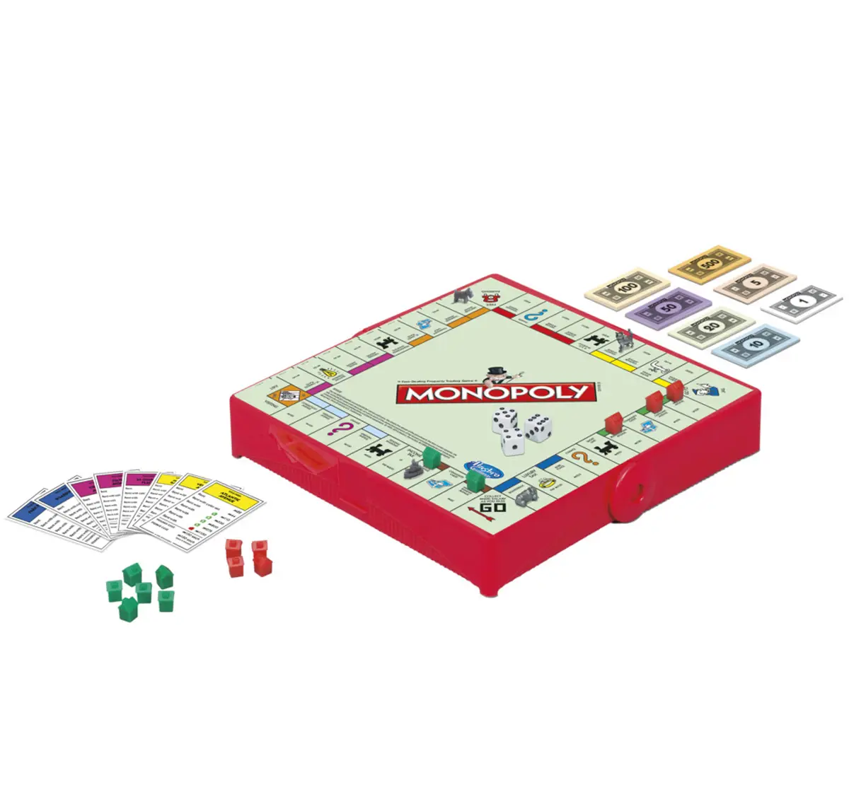 Hasbro Monopoly Grab & Go Board Game Multicolour, 8Y+