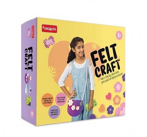 Funskool - Handycrafts Felt Craft DIY Art & Craft Kits for age 5Y+ 