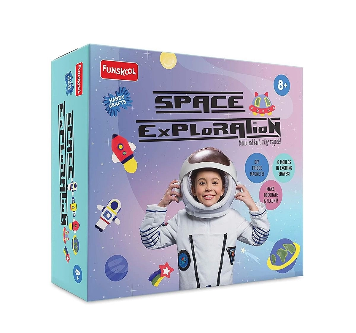 Funskool - Handycrafts Space Exploration DIY Art & Craft Kits for age 8Y+ 