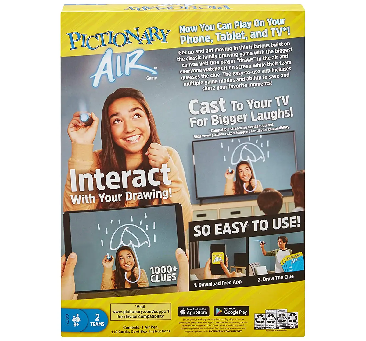 Mattel Pictionary Air Game, Board Games for Kids age 8Y+
